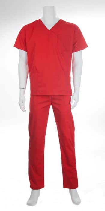 Костюм унисекс - червен