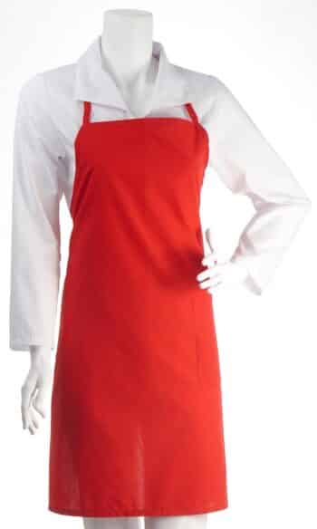 Престилка през врата - червена