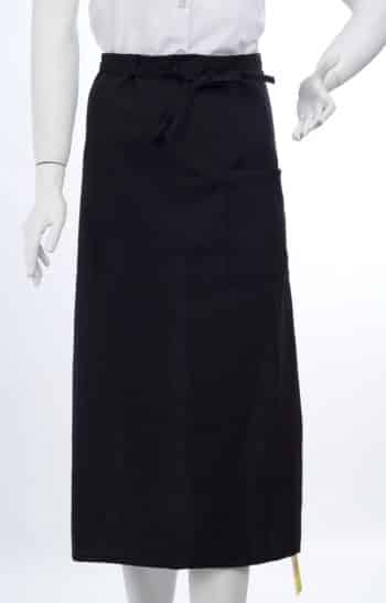 Престилка предница - черна