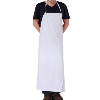 Водозащитна престилка PVC - бяла