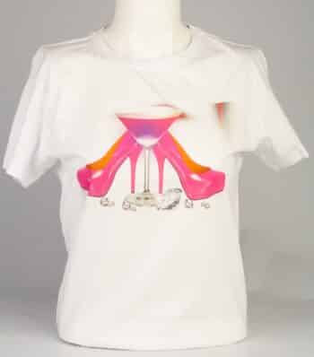 Дамска тениска Shoes and Diamond