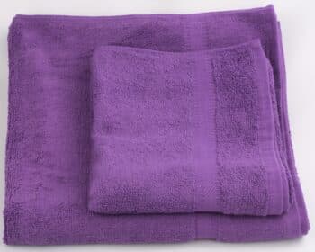 Хавлиена кърпа 100% памук, люляк, 50х90/450 г/м2