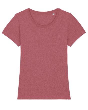 Тениска Stanley/Stella Expresser Heather Cranberry - дамска
