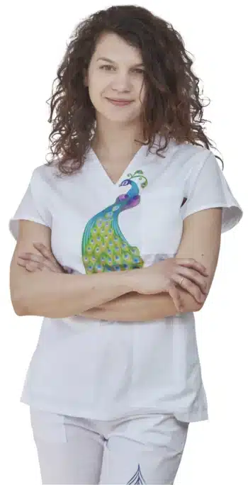 медицинска туника с печат