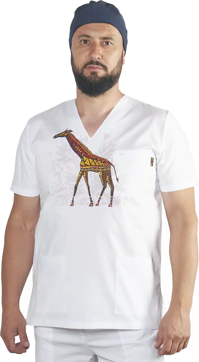 туника унисекс с печат жираф