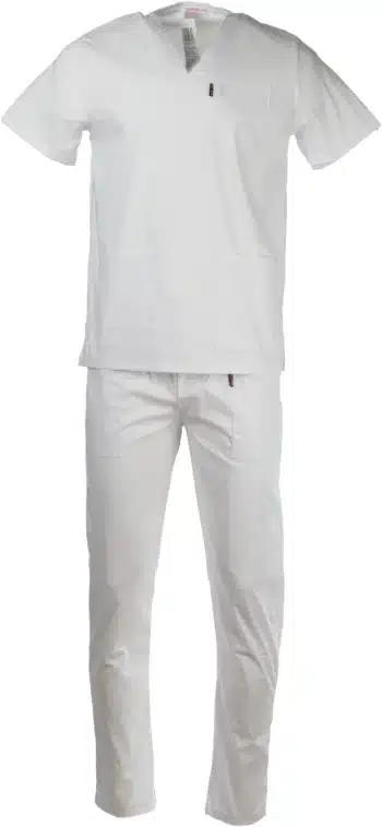 бял костюм унисекс лукс