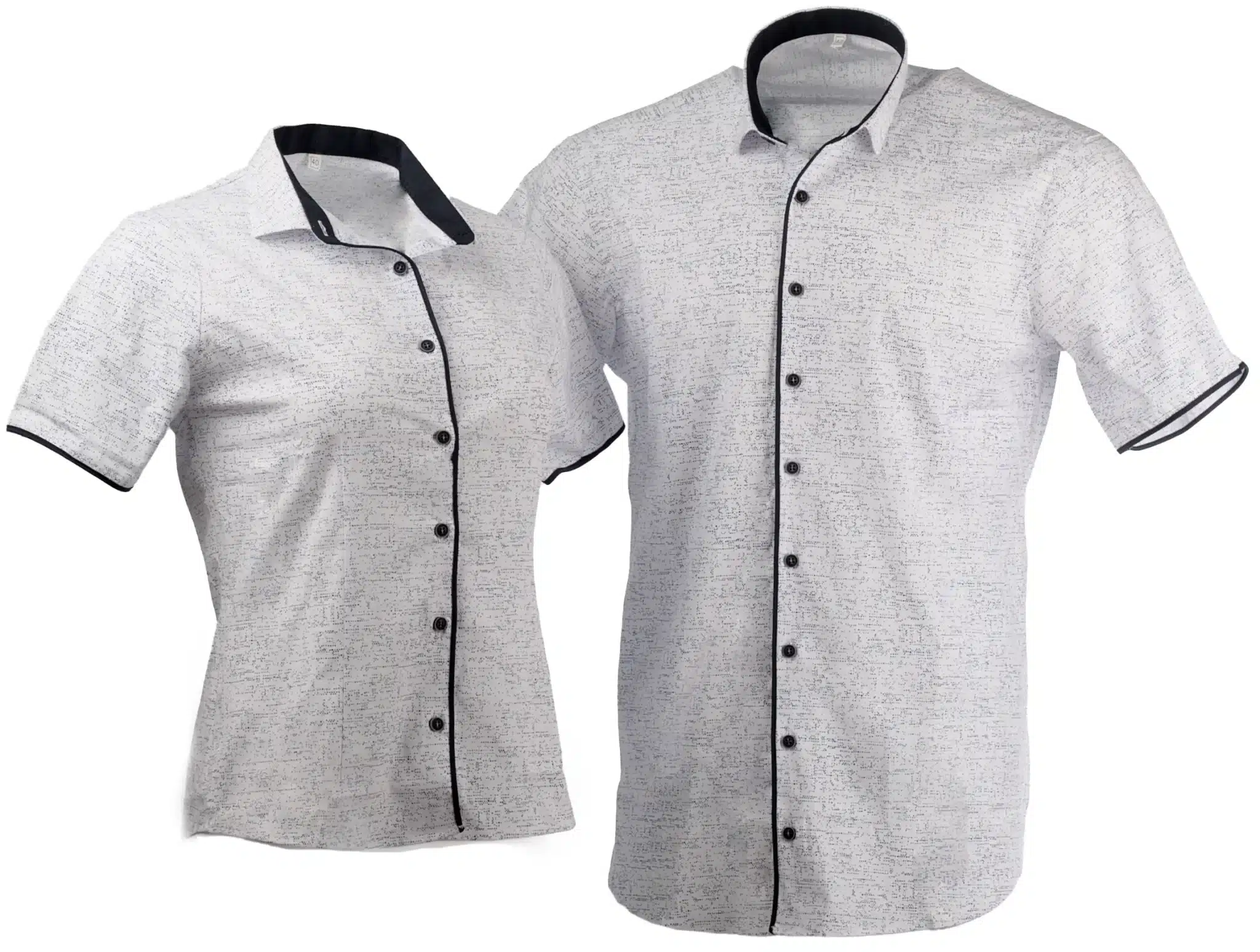 Мъжка риза Тони - меланж - Image 2