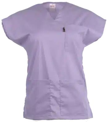 вталена медицинска туника лилава