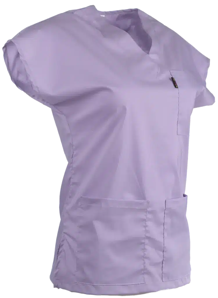 Дамска вталена туника - лилава - Image 2