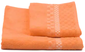оранжева хавлиена кърпа 100% памук