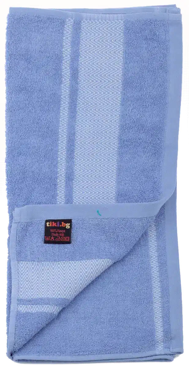 Хавлиена кърпа - синя 50х90 - Image 2