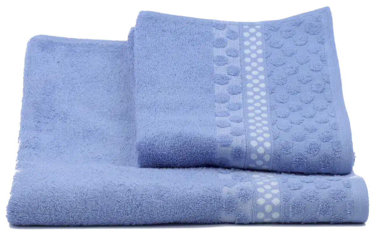 синя хавлиена кърпа 100% памук