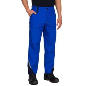 Еластичен работен панталон Призма в кралско син цвят