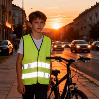 Детски светлоотразителен елек LYNX KIDS YELLOW 40401006