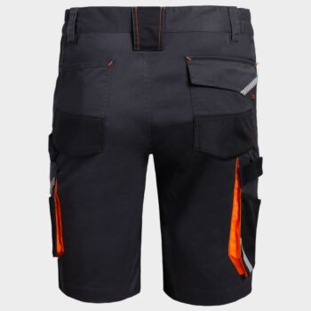 Работен къс панталон Kastor Stretch GREY/ORANGE 02002790 - Grey
