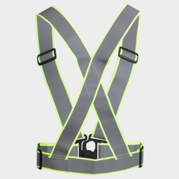 Светлоотразителен колан тип сбруя STENSO REFLECTIVE ELASTIC 2.0 HV YELLOW 04100459