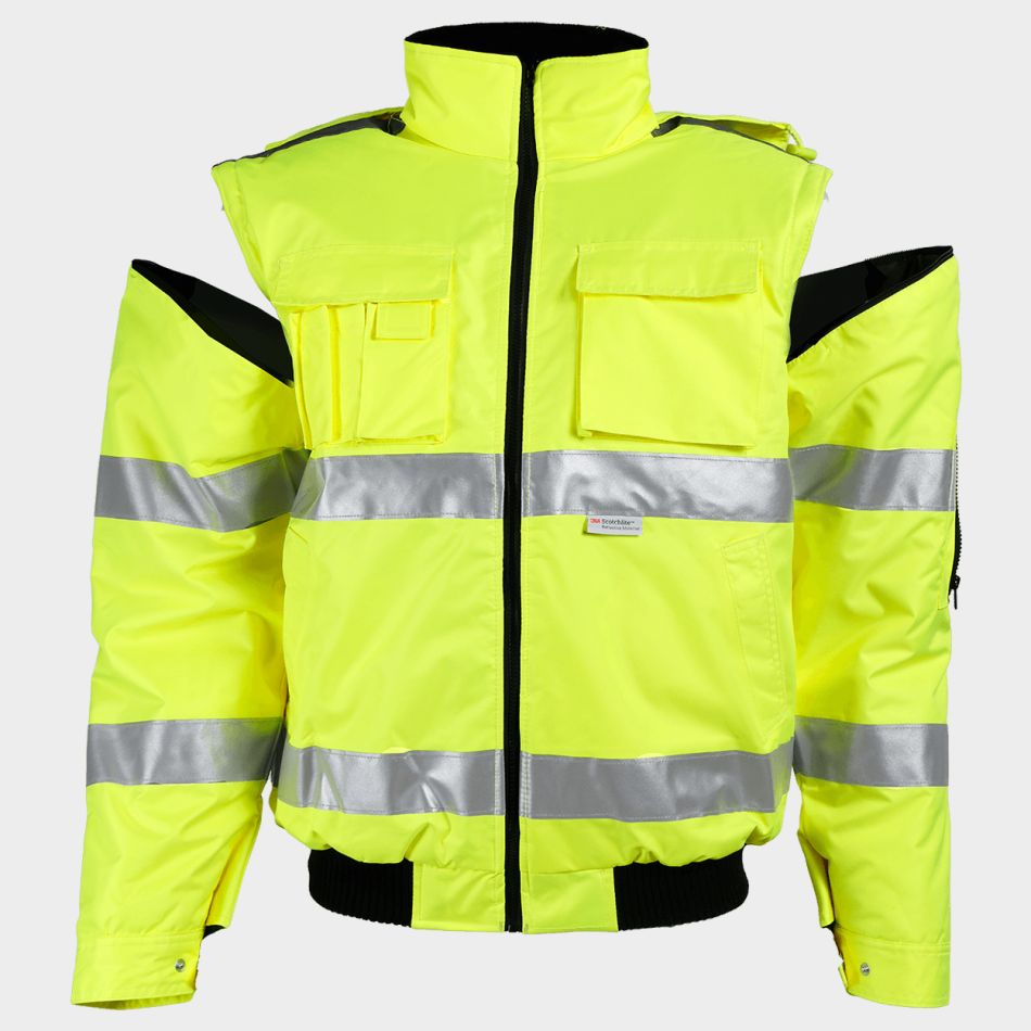 Сигнално яке GROVER HV YELLOW - Image 3