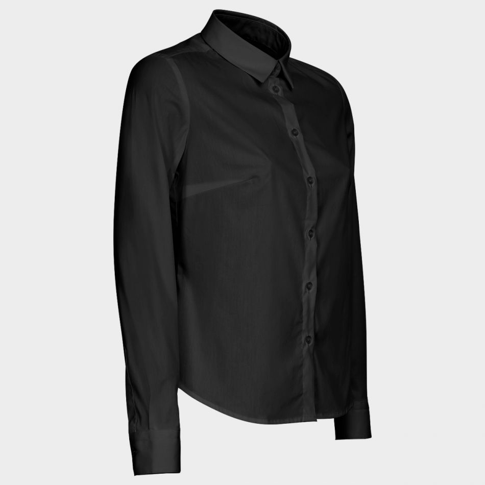 Дамска риза VELILLA - black / white - Image 9