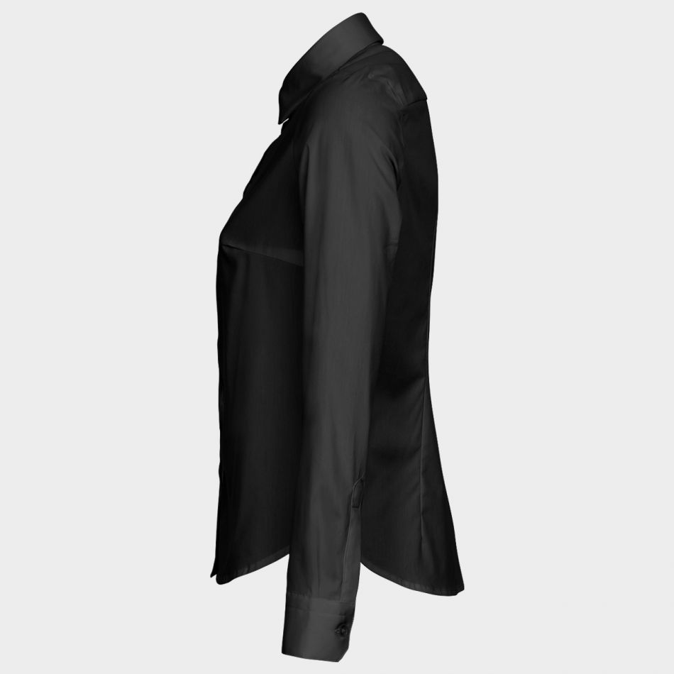 Дамска риза VELILLA - black / white - Image 10