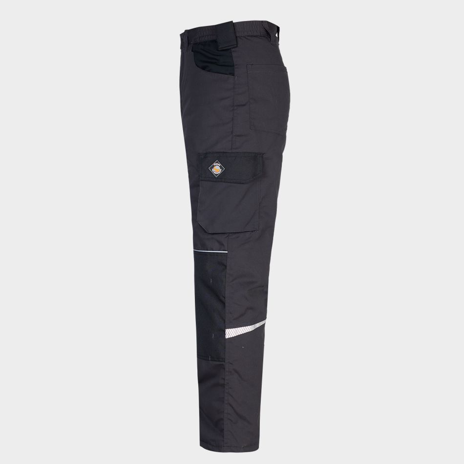 Работен панталон KASTOR T/C WINTER GREY/BLACK - Image 3