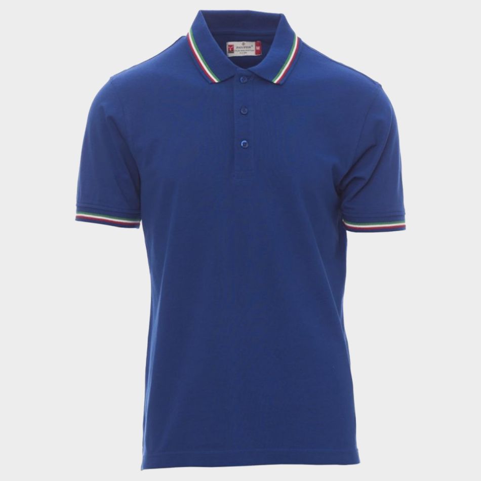 Тениска с яка PAYPER ITALIA ROYAL BLUE