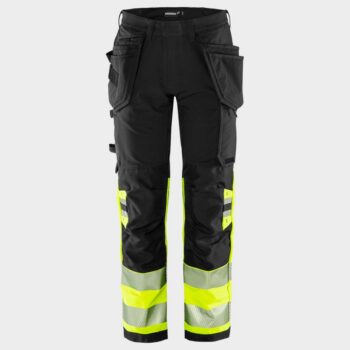 Работен панталон FRISTADS CRAFTSMAN HV YELLOW/BLACK