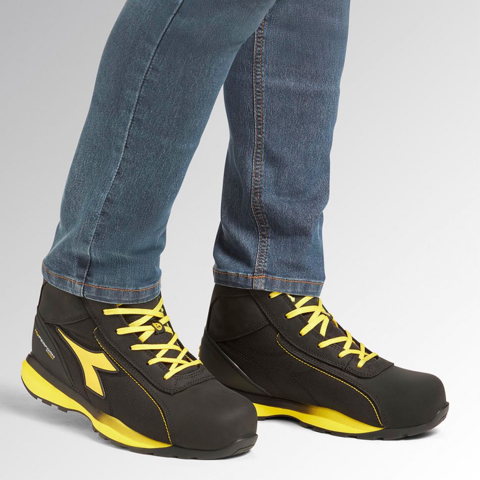 Работни обувки DIADORA GLOVE HYPER MID S3S FO HRO SR ESD BLACK - Image 2
