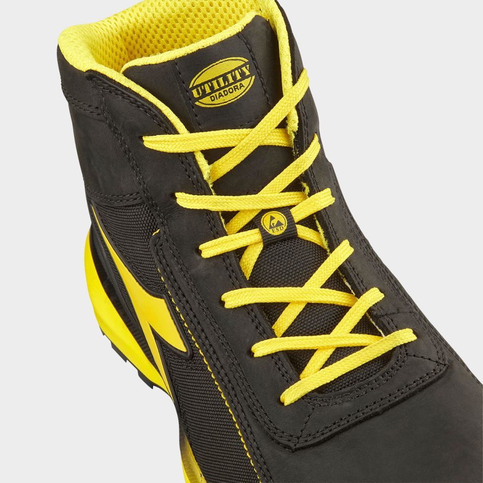 Работни обувки DIADORA GLOVE HYPER MID S3S FO HRO SR ESD BLACK - Image 6