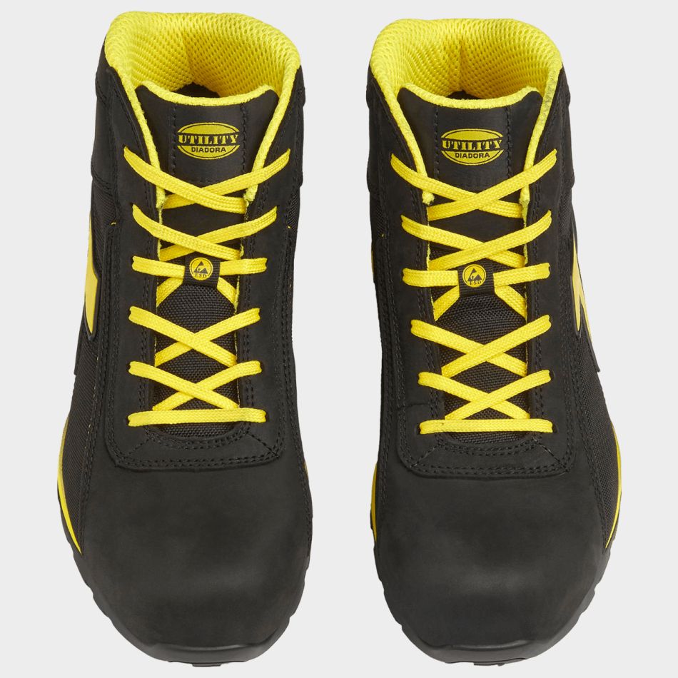 Работни обувки DIADORA GLOVE HYPER MID S3S FO HRO SR ESD BLACK