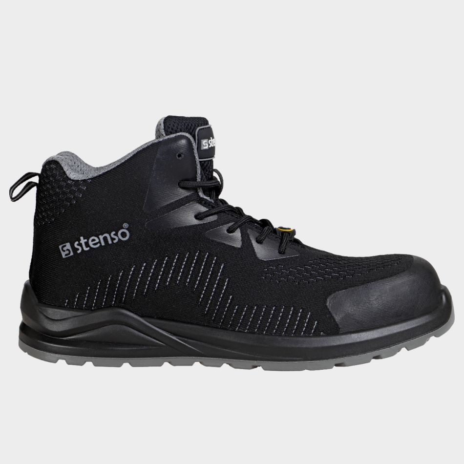 Работни обувки RACE PRO ANKLE BLACK S3S ESD