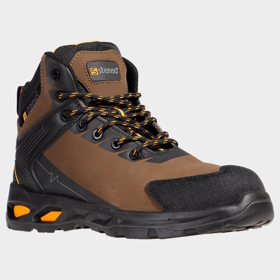 Работни обувки RULER MID O2 SR - BROWN BLACK - Image 5