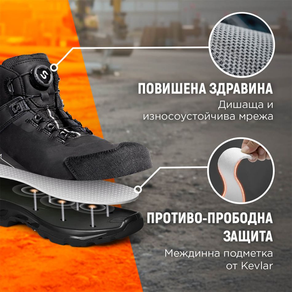 Работни обувки RULER MID S3S FO SR - Image 11
