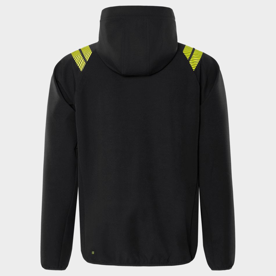 Работно яке FRISTADS HOODED SOFTSHELL 4-STRETCH BLACK - Image 2