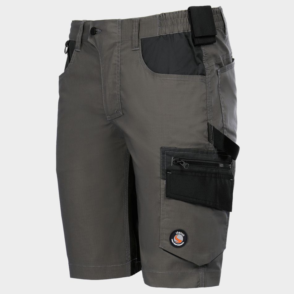 Работен къс панталон REVOLT LIGHT STRETCH GREEN - Image 2