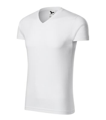Slim Fit V-neck - 00 - White - C