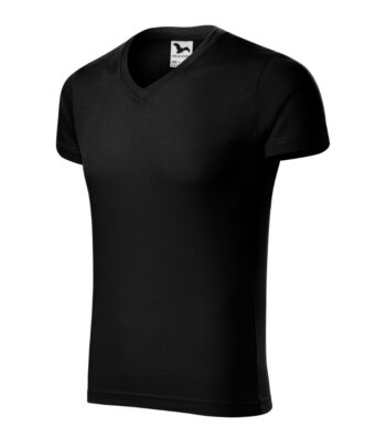 Slim Fit V-neck - 01 - Black - C