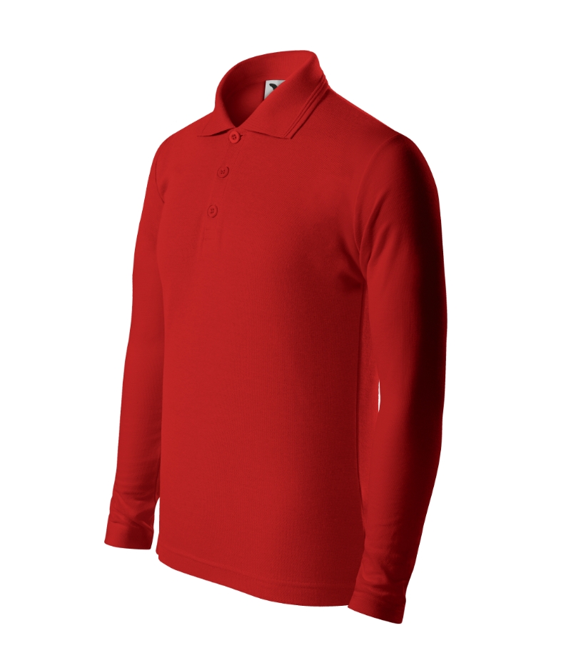 Pique Polo LS - 07 - Red - C