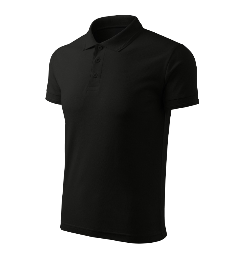 Pique Polo Free - 01 - Black - C