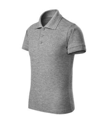 Pique Polo Free - 12 - Dark gray melange - C