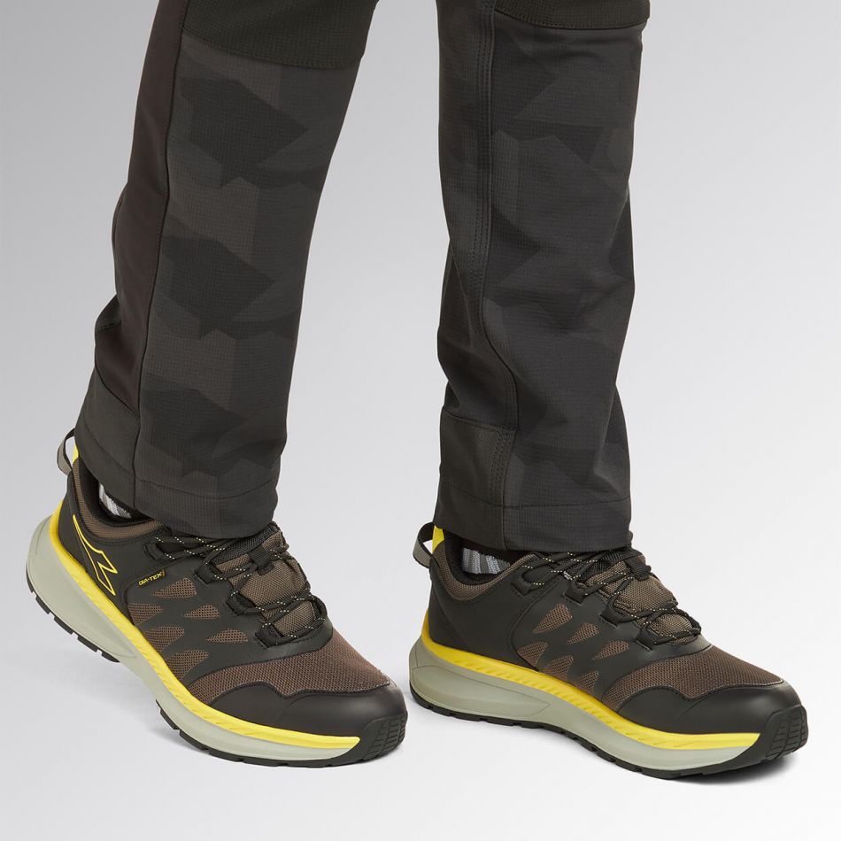 Работни обувки DIADORA FREEDOM LOW O6 SR BROWN GRAY/YELLOW - Image 2