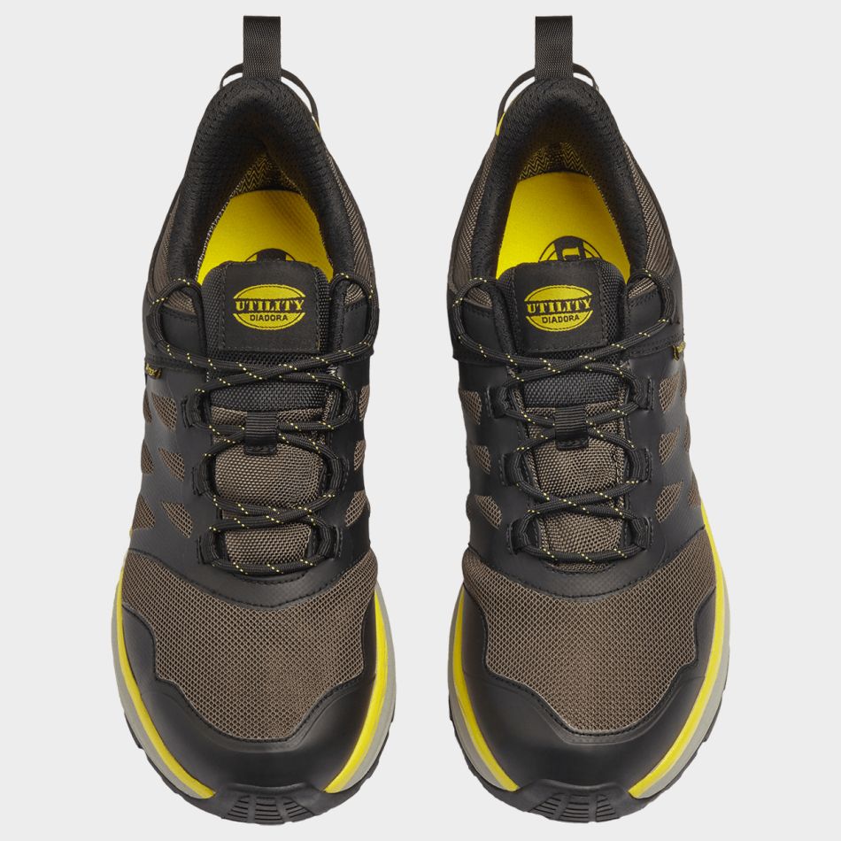 Работни обувки DIADORA FREEDOM LOW O6 SR BROWN GRAY/YELLOW - Image 7