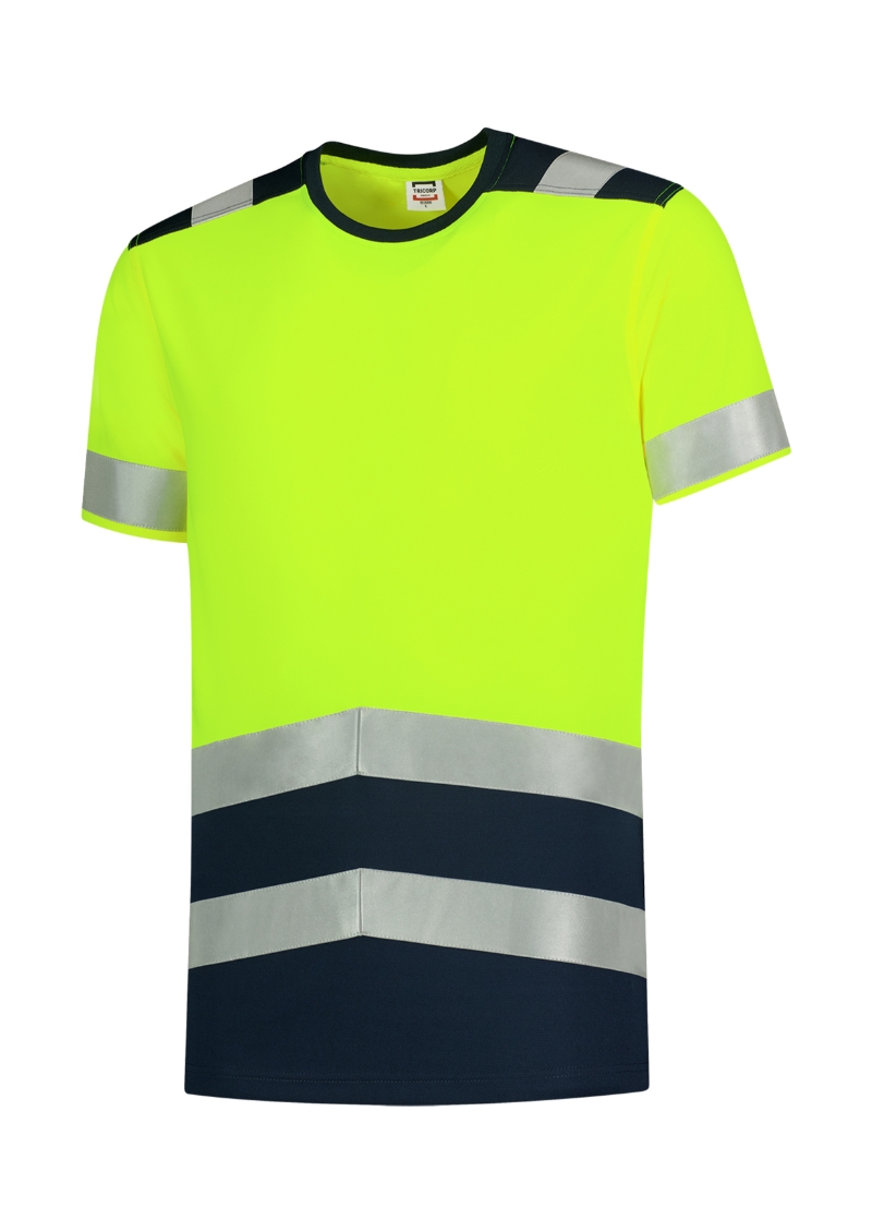 T-Shirt High Vis Bicolor - 97 - Fluorescent yellow - C