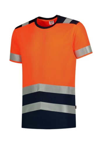T-Shirt High Vis Bicolor - 98 - Fluorescent orange - C