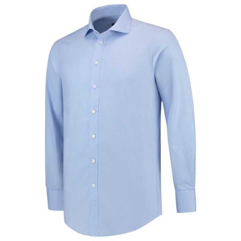 Fitted Shirt - TC - Blue - C