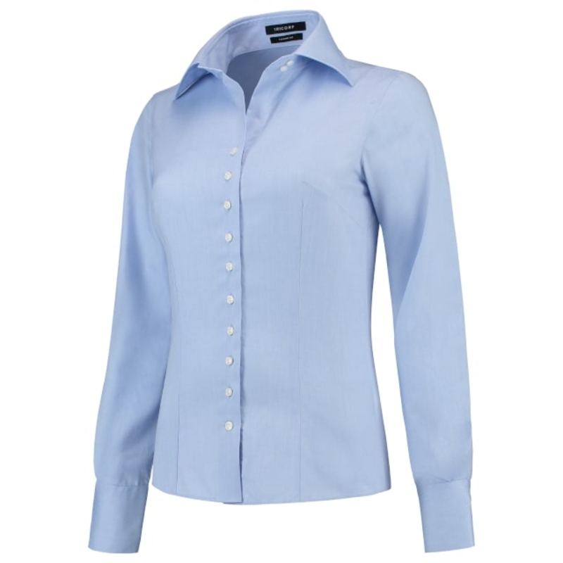Fitted Blouse - TC - Blue - C