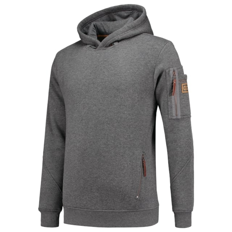 Premium Hooded Sweater - TD - Stone melange - C