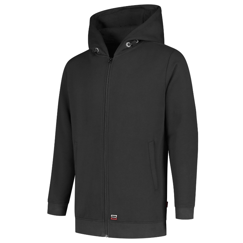 Hooded Sweat Jacket Washable 60°C - T4 - Dark gray - C