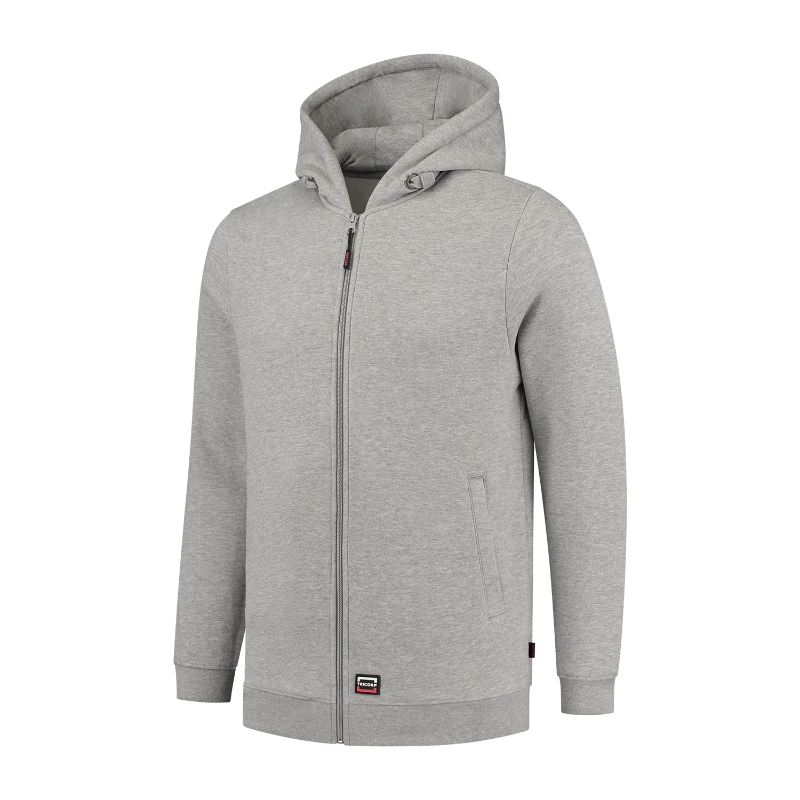 Hooded Sweat Jacket Washable 60°C - TG - Grey melange - C