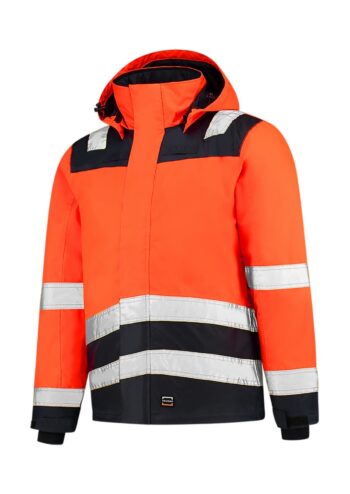 Midi Parka High Vis Bicolor - 98 - Fluorescent orange - C