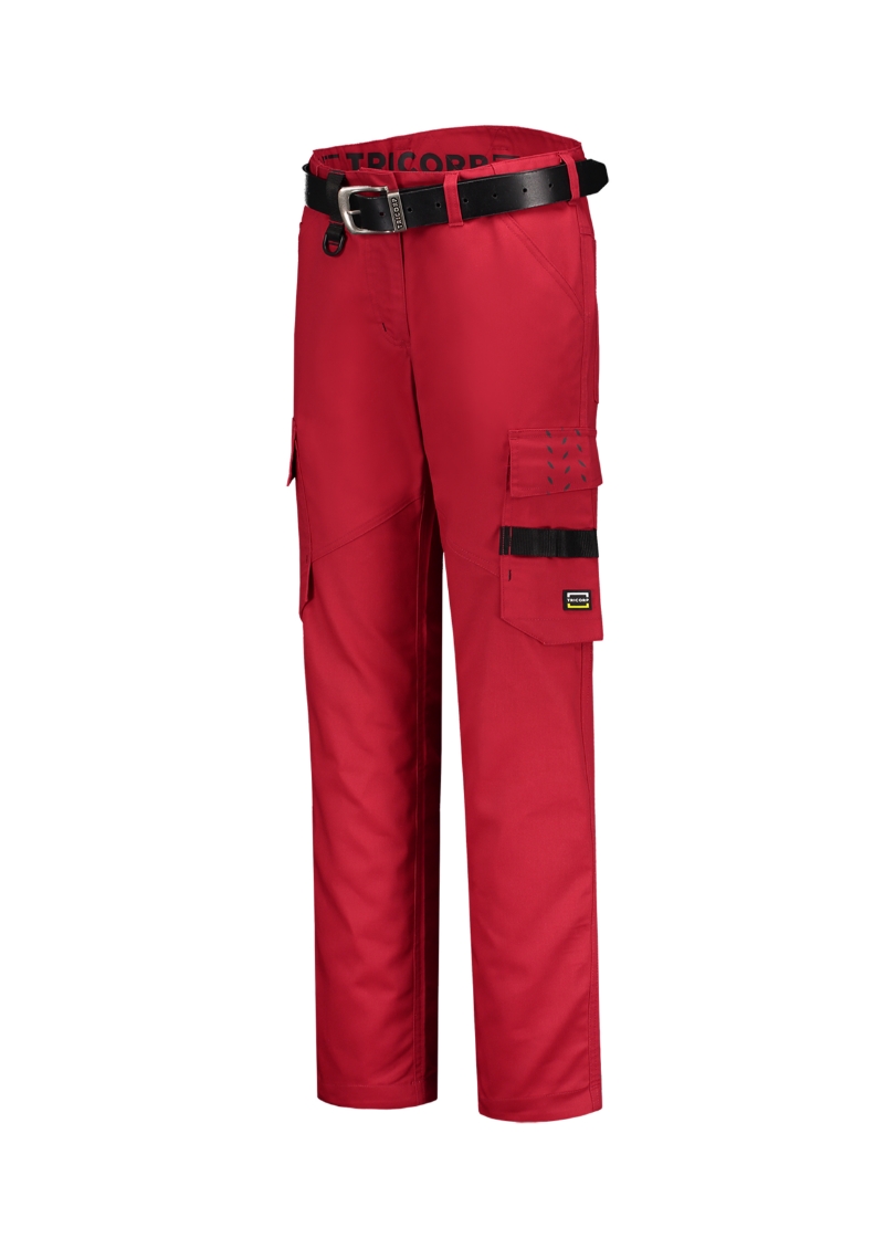 Work Pants Twill Women - T7 - Red - C